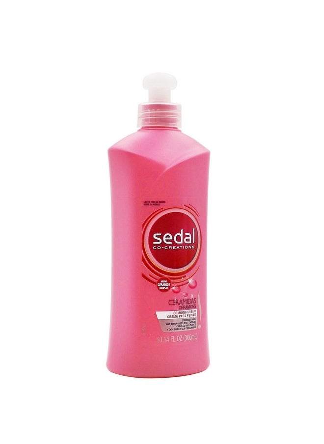 Sedal Edal Cocreations Ceramidas Leave In Hair Moisturizing Conditioner 2Pack 10.14 Fl Oz Bottles  - Image 4