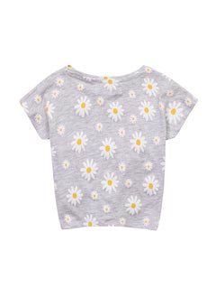 MINOTI Kids Girls Tie front T-shirt  - Image 2