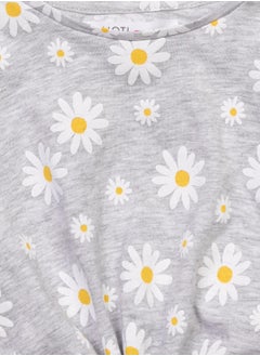MINOTI Kids Girls Tie front T-shirt  - Image 3