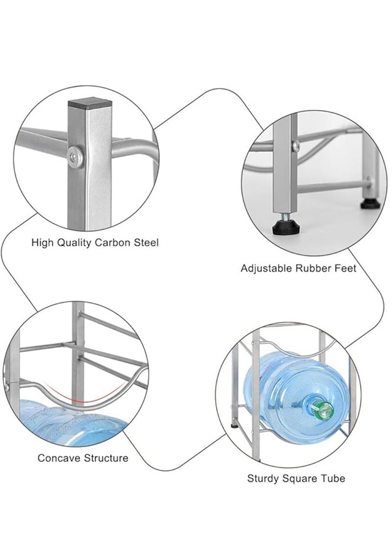 Water Bottle Storage Rack Stand Holder for 5 Gallon Water Dispenser 5 Tier for Home Office, Kitchen  - Image 5