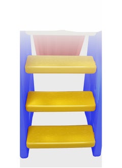 FULL JOY Slide With Swing + Basketball  3*1 , Blue-Red  - Image 2