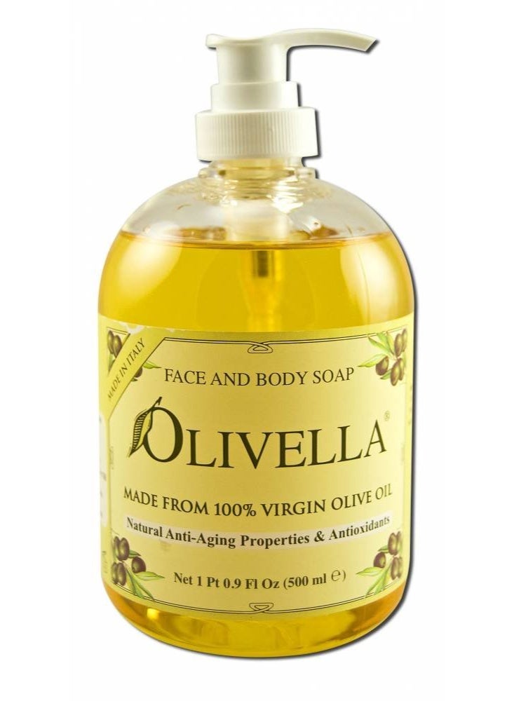 Olivella Liquid Soap Olive Oil 16.9 Oz