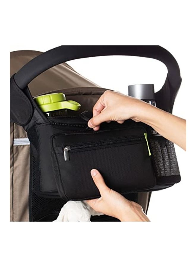 NIBEMINENT Universal Baby Stroller Organizer With Insulated Cup Holder - Image 4