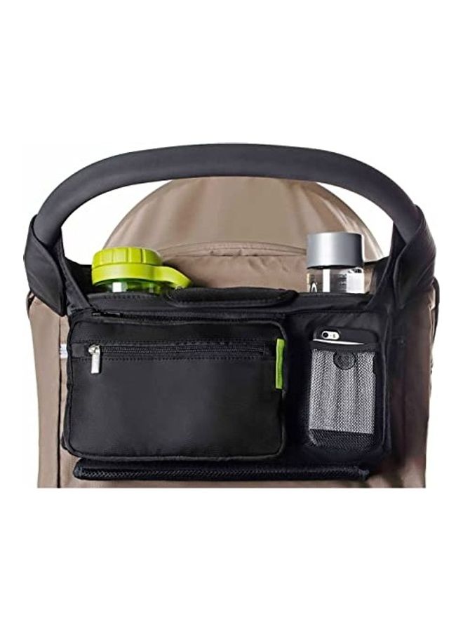 NIBEMINENT Universal Baby Stroller Organizer With Insulated Cup Holder - Image 3
