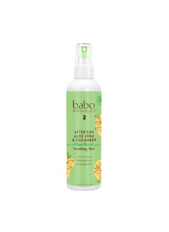 Babo Botanicals Babo Botanicals After Sun Soothing Mist - Aloe Vera & Cucumber - For Face, Body & Sensitive Skin - Non-Aerosol - No-touch application - EWG Verified - Alcohol-Free - Scented with cucumber extract 