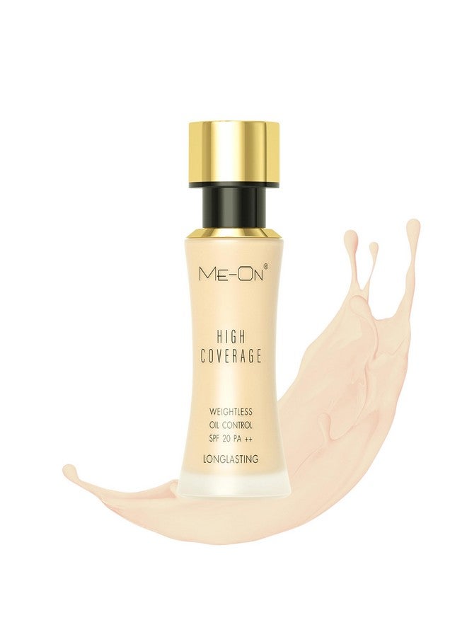 ME-ON High Coverage Foundation (N01 Cool Ivory) - Image 1