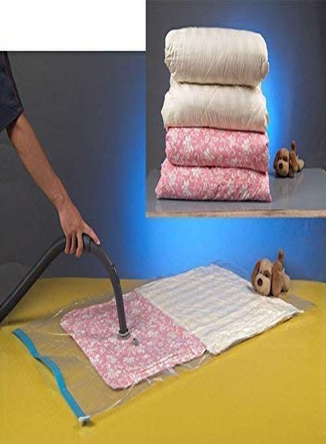 EBOFAB VACCUM BAG 60X80 Unique Travel Saving Space Bags for clothes Vaccum Ziplock Bags Storage Organizer Bag - Image 3