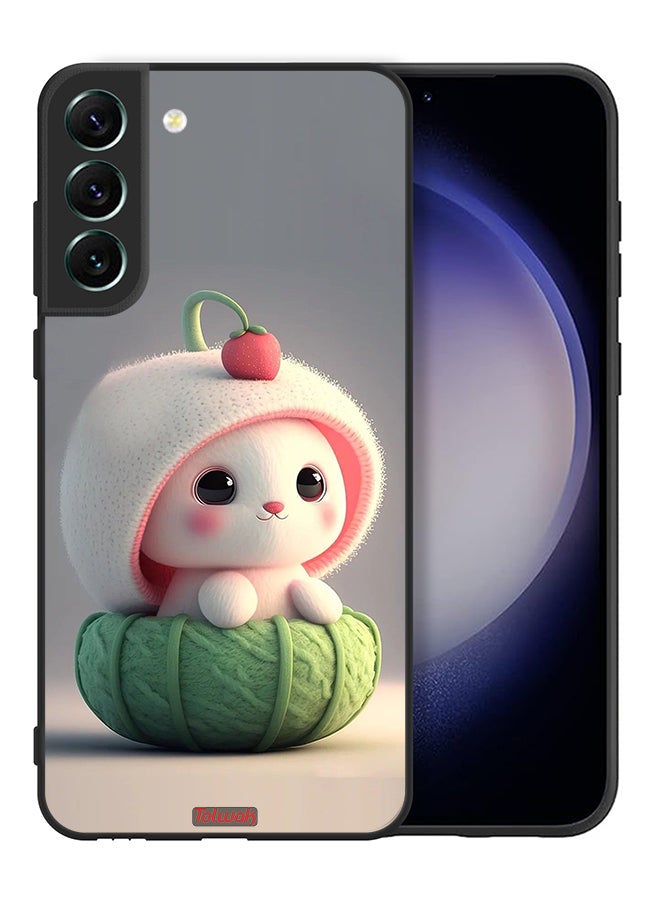 Tolwak Samsung Galaxy S21 FE 5G Protective Case Cover Cute Little Rabbit - Image 2