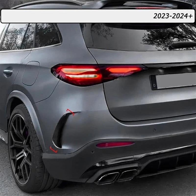 Vuzmode Gloss Black Rear Bumper Diffuser for GLC Class X254 - Image 4