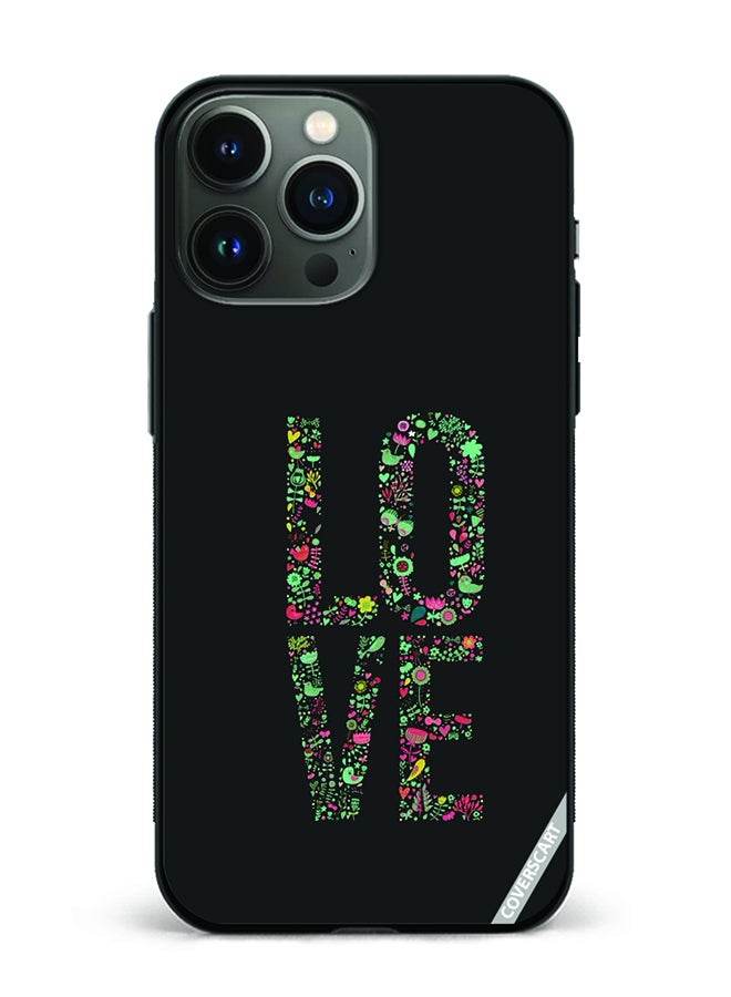 Protective Case Cover For Apple iPhone 14 Pro Love Design Multicolour