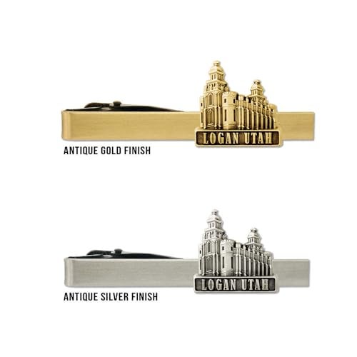 Ringmasters LDS Logan Utah Temple Gold Steel Tie Bar - Tie Clip - Priesthood Gift, LDS Missionary, Tie Clip - Image 4