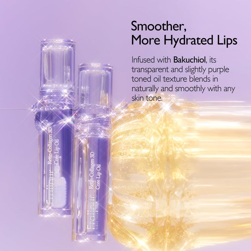 Fraijour Retin-Collagen 3D Core Lip Oil â€“ Hydrating Lip Oil with Jojoba, Rosehip & Macadamia, Plumps & Firms Lips, Non-Sticky, Anti-Aging with Bakuchiol, Revives Natural Lip Color, 0.11 fl. oz. - Image 5