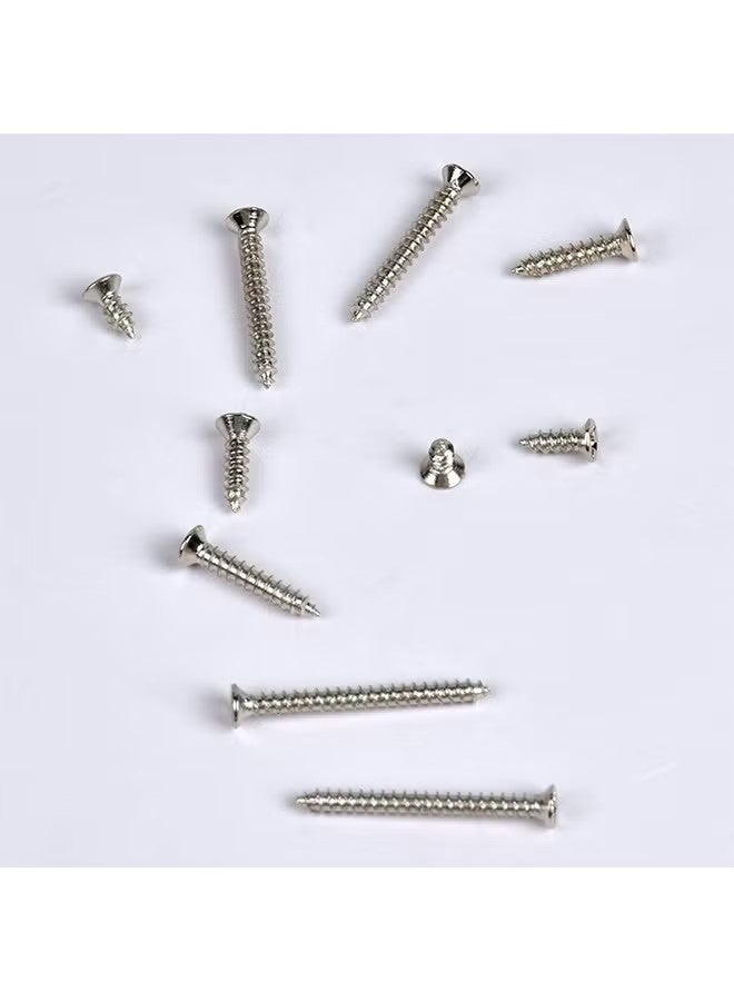 Ailily 800 Packs M2 Screws Set, Phillips Flat Head Self-Tapping Screws, M2 Cross Head Countersunk Self Screws Assortment, Wood Screws Kit, Multi-Purpose Metal Screws Set with Storage Box - Image 3