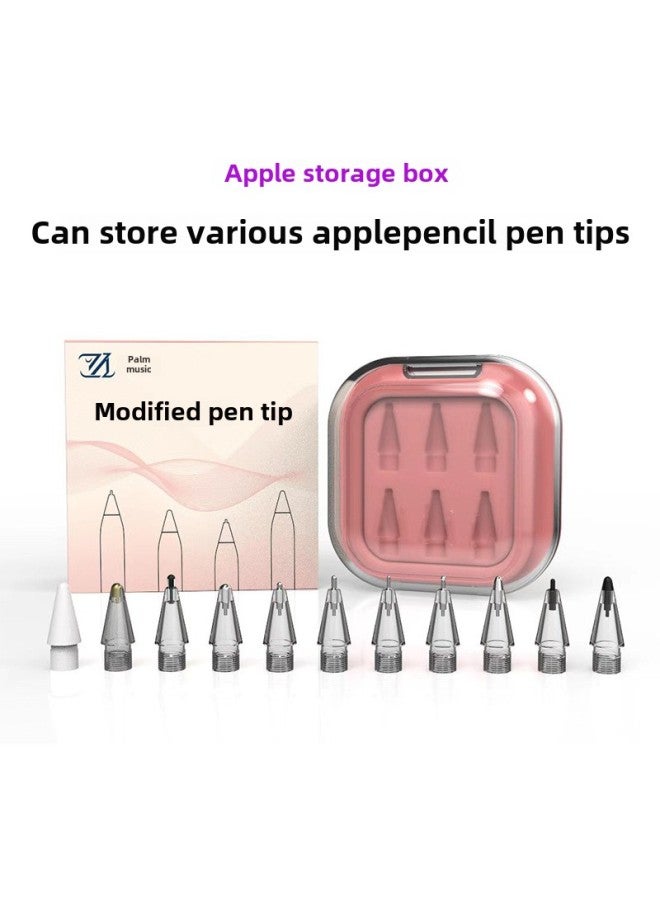 Suitable For Huawei, Apple All Kinds Of Replacement And Transformation Nib Storage Box Nib Box-Specifications:Applicable To Huawei Pen Tip-transparent Powder Shell Powder Lining  - Image 2
