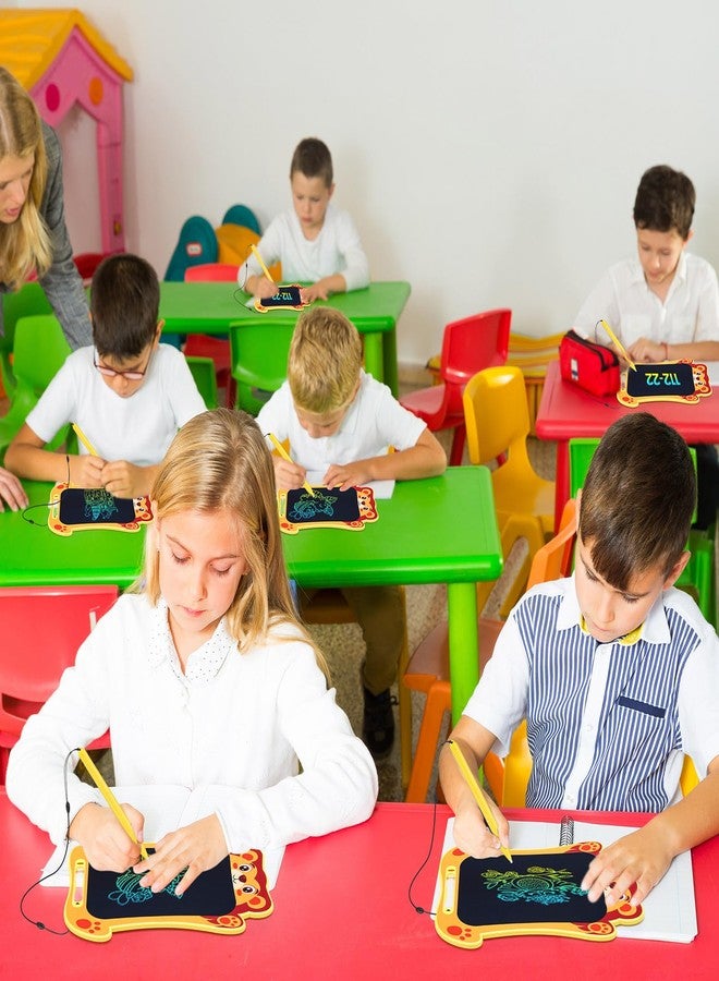 زهاو لوح كتابة على شكل أسد من Zhehao، عبوة من 4 قطع، لوح كتابة LCD مقاس 8.5 بوصة للأطفال، لوح رسم إلكتروني قابل للمسح على شكل أسد، ألعاب تعليمية، هدية لحفلات الأولاد والبنات - Image 4