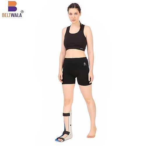 BELTWALA Unisex Foot Drop Splint | Polypropylene Ankle & Foot Support with Soft EVA Padding for Ankle Pain, Heel Support, Foot Care & Post-Surgery Recovery (Medium, Left) - Image 4