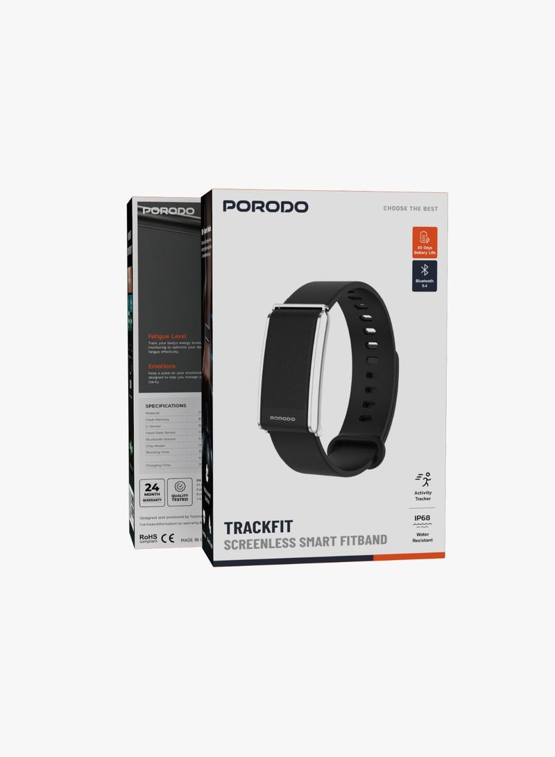 Porodo Trackfit Pro Smart Bracelet Fitness Tracker with Display App - Image 4