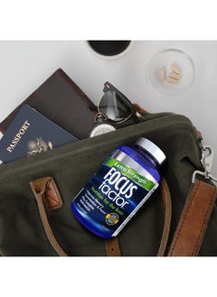 Focus Factor Adults Extra Strength, 120 Count- Brain Supplement for Memory, Concentration, Focus - DMAE, Vitamin D, DHA- Brain Health Supplement – Trusted Formula- Brain Vitamins, Focus Pills (2 pk)  - Image 3