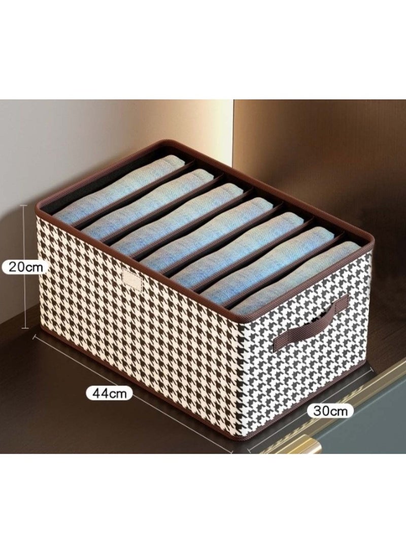 Huitich Foldable Clothes Organizer Storage Box with Steel Handle 44cm x 30cm x 20cm  - Image 5