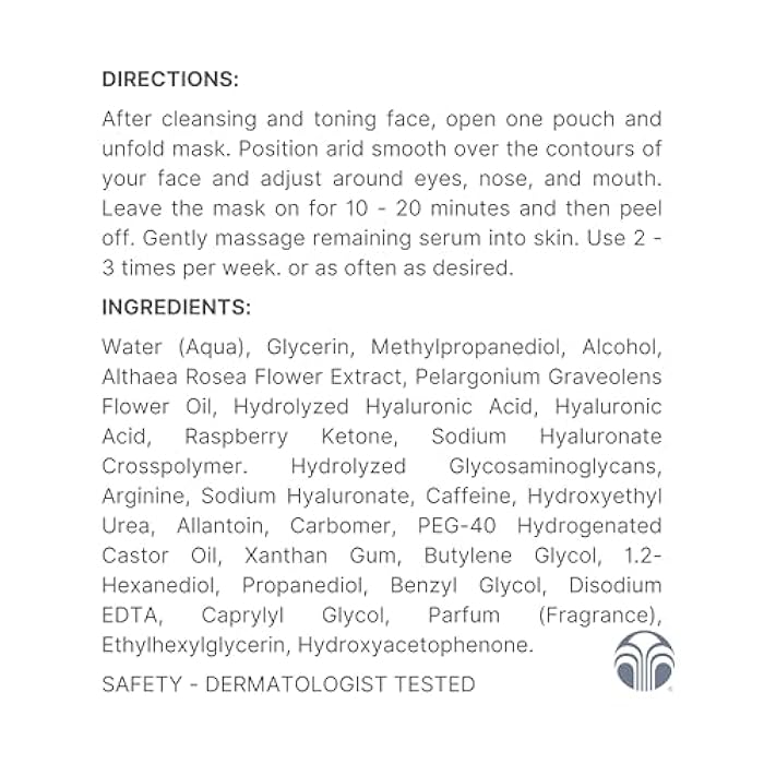 Nu Skin Ultimate Mask Waterfull - Botanical Eucalyptus Microfiber Hydration, Transparent Face Mask | Adhesive Skin Care Mask, Maximum Moisturization, Mask for Soft, Supple Skin (8 masks) - Image 2