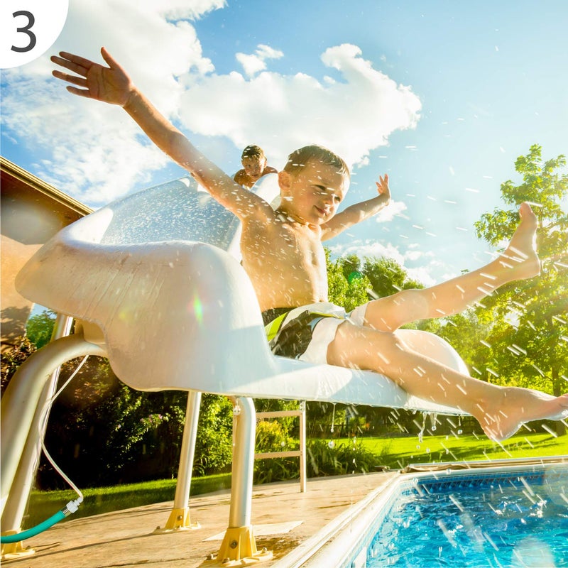 Poolmaster مجموعة رش بومستر 36631 لزلاجة حمام السباحة، زلاجة مائية - Image 4