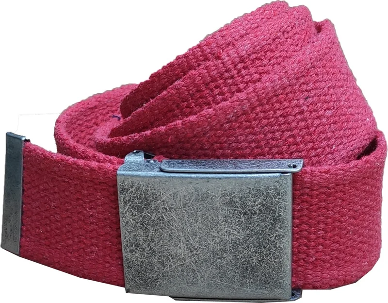 Kemer Dünyası Belt World Antiqued Metal Buckle Unisex Sports Tactical Style Canvas Belt