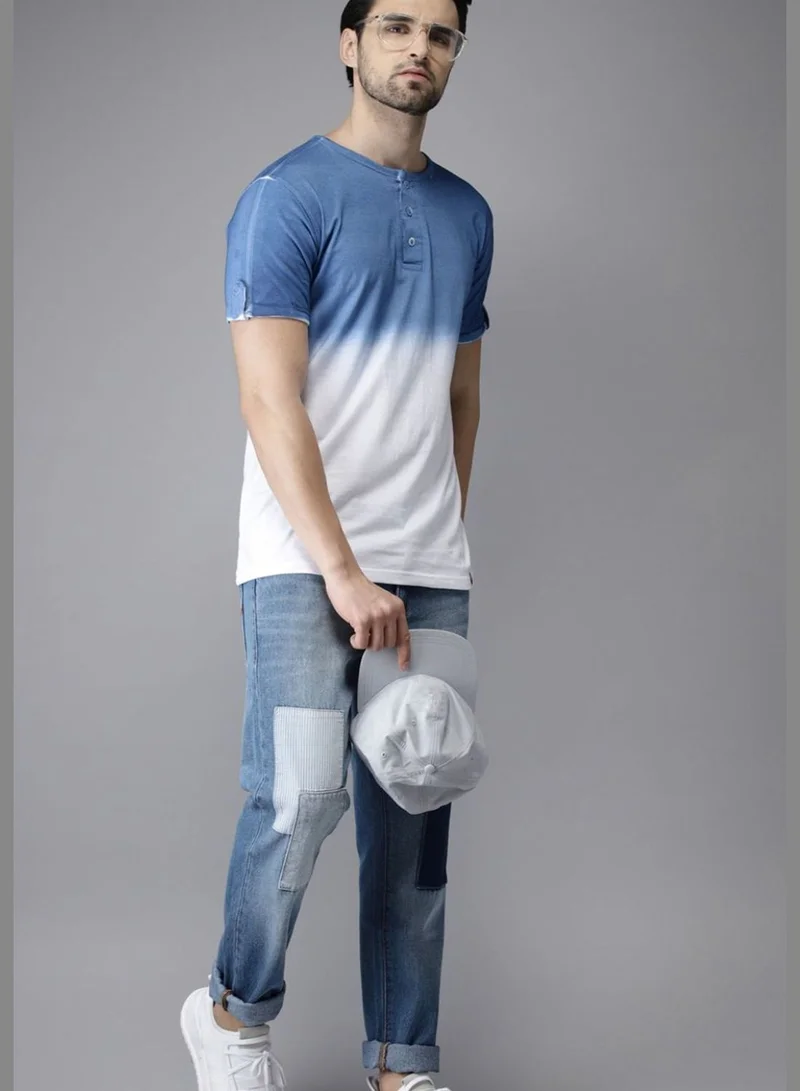 Campus Sutra Essential Henley T-Shirt