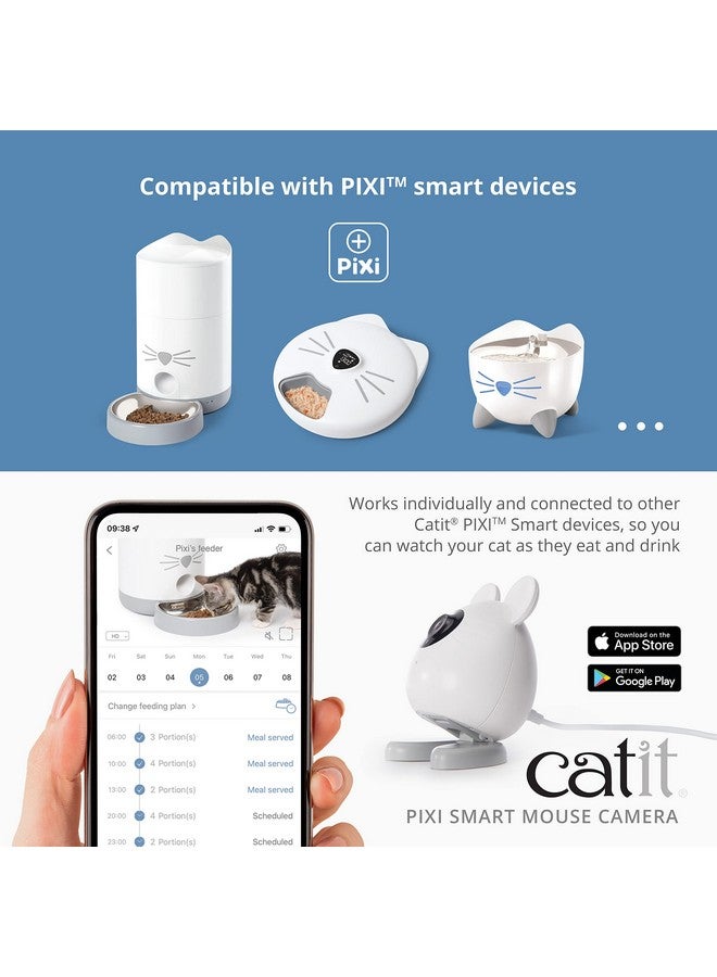 كاتيت كاميرا الفأرة الذكية Catit PIXI، كاميرا حيوانات أليفة يتم التحكم بها عبر التطبيق للقطط - Image 4