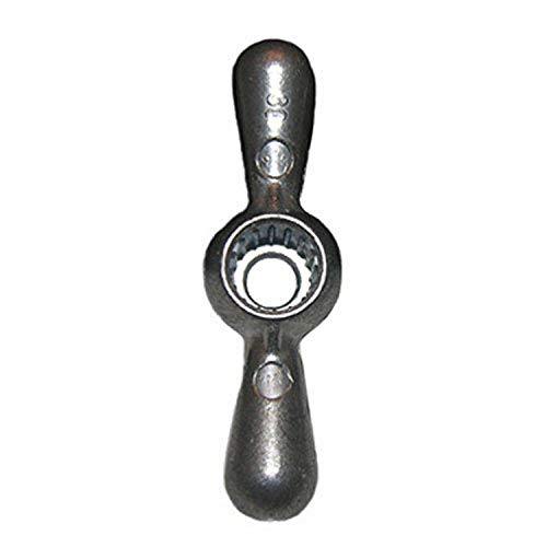 LASCO لاسكو 01-5095 صنبور خارجي معدني مقبض على شكل حرف تي، 16 نقطة برش - Image 1