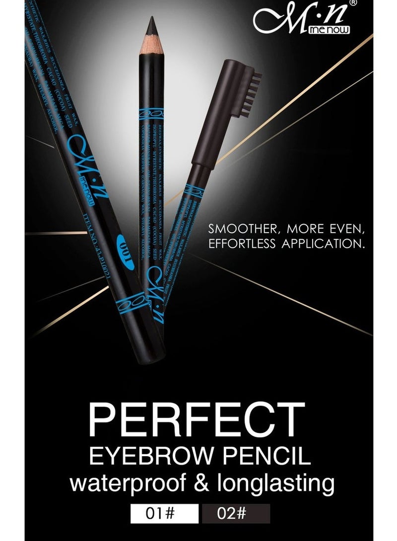 Mn قلم حواجب ناعم 12 قطعة - Image 2