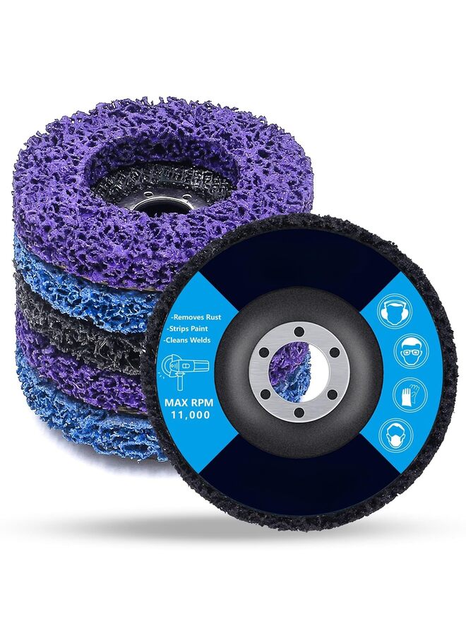 Strip Discs Stripping Wheel Fit Angle Grinder Clean Paint Coating Rust Welds Oxidation(100X16) - Image 1