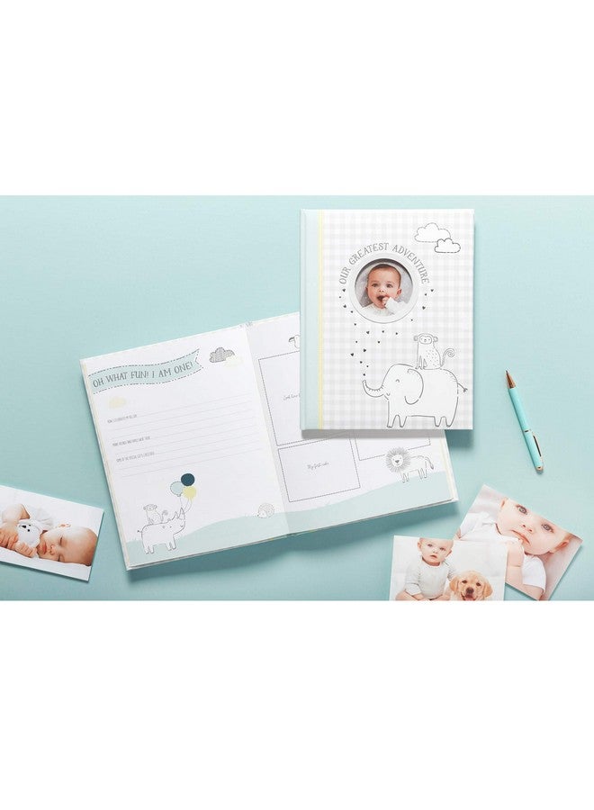 carter's كتاب ذكريات الأطفال "أعظم مغامرة لدينا" من كارتر، محايد للجنس، مع صندوق هدايا، 48 صفحة، 8.75 بوصة عرض × 11.25 بوصة ارتفاع - Image 3