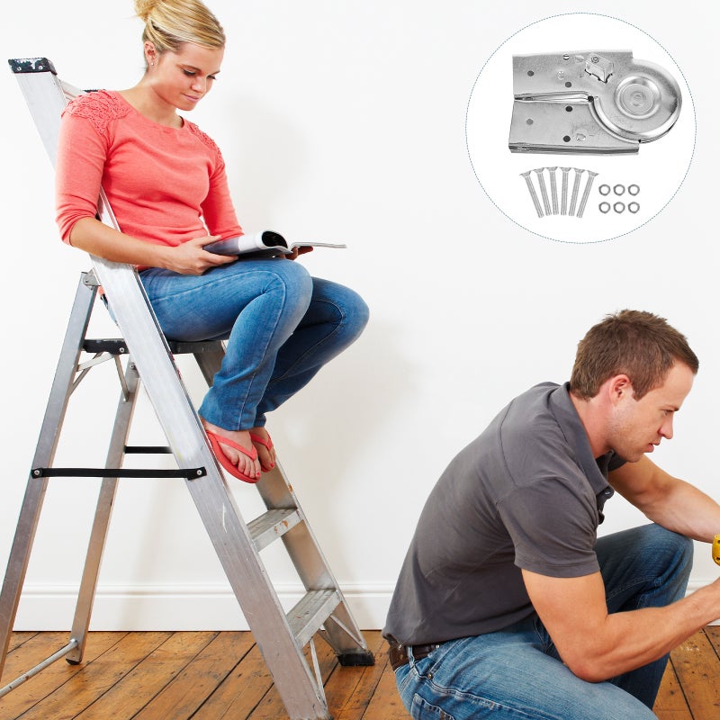 Attic Ladder Hinge Folding Ladder Joint Connector Step Ladder Hinge Accessory - Image 5