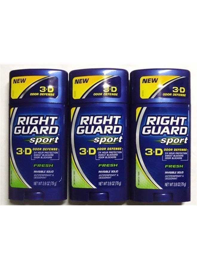 Right Guard RIGHT GUARD Sport Antiperspirant Up To 48HR, Fresh 2.6 oz (Pack of 3)