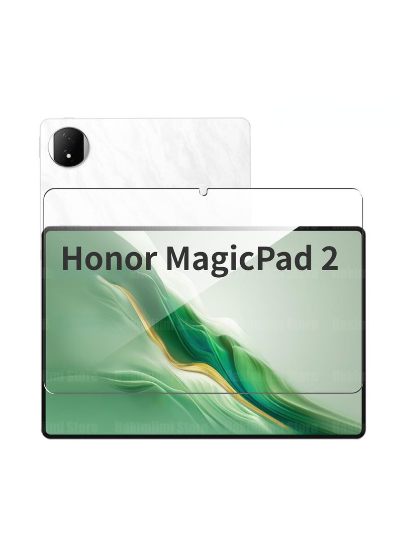 DUSALA 1 Pieces Compatible with Honor MagicPad 2 2024 (12.3 inch) Tempered Glass Scratch Resistant HD Anti-Fall Screen Protector (Clear) - Image 1