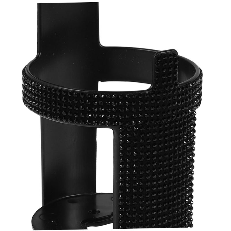 Black Crystal Car Cup Holder Multi Functional Drink Storage for Vehicle Office Home - Image 4