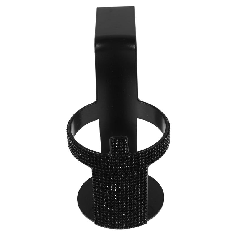 Black Crystal Car Cup Holder Multi Functional Drink Storage for Vehicle Office Home - Image 2