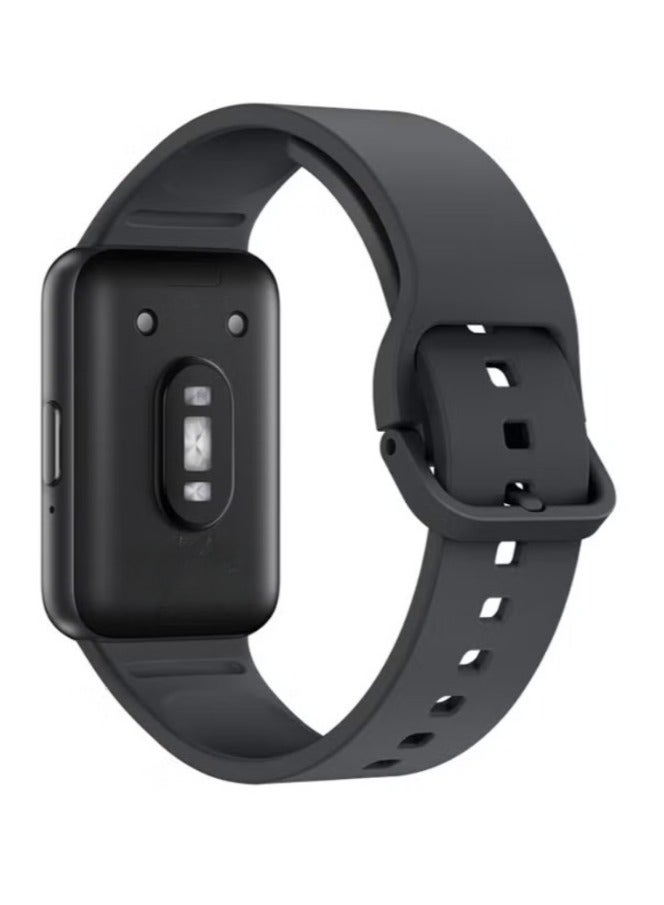 جالاكسي ساعة Fit 3 الذكية بشاشة AMOLED، ومقياس تسارع، ومقياس ضغط جوي، ومستشعر جيروسكوب، ومستشعر بصري لمعدل ضربات القلب، ومستشعر ضوء، باللون الرمادي - Image 3