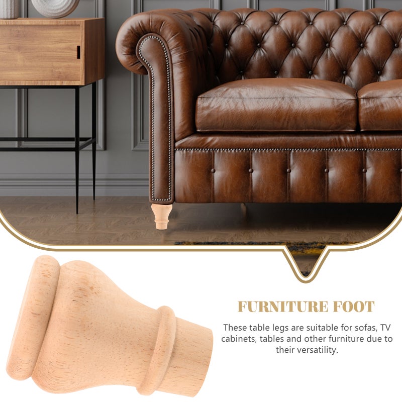 2pcs Furniture Leg Chair Leg Table Leg Soft Foot for Home - Image 4