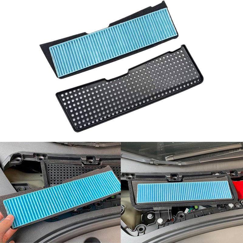 KIKIMO for Tesla Model 3 Air Filter Intake Accessories Replacement 2025 2024-2021, for Tesla Model 3 Accessories, Air Intake Grille ABS Protection Cover