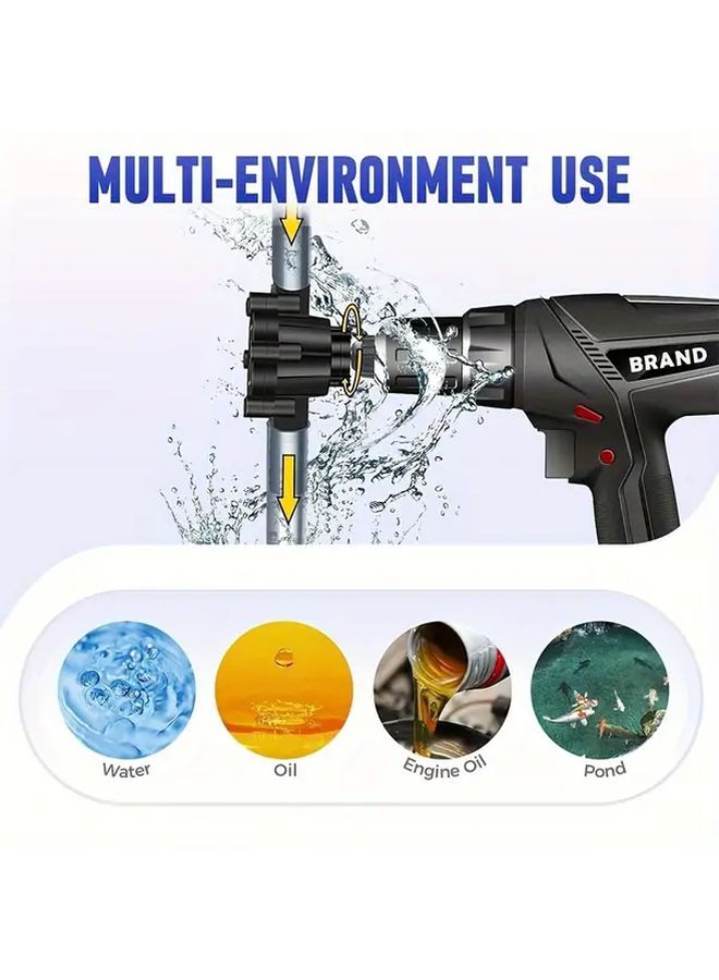 1 Set Self Priming Drill Pump For Water Transfer Heavy Duty Portable Electric - Image 5