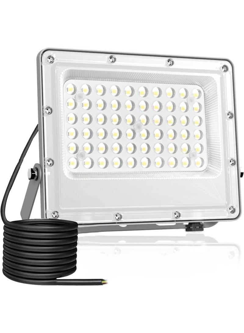 كشاف إضاءة LED خارجي 200 واط، مقاوم للماء IP65، 10000 لومن، ضوء أبيض - Image 1