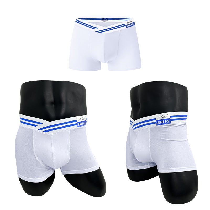 ORLVS Men's Modal Cotton Boxer Briefs – Low Rise, Breathable, Comfort Fit - Image 1