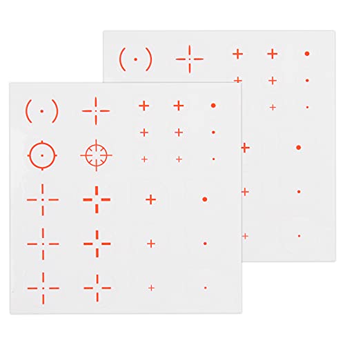 Cosmos 50 Pcs Games Fast Scope Monitor Decal No Scope TV Decal Aim Sight Assist Shooting Target Stickers Decals for FPS Video Games TV Monitor and Mobile Phone - Image 1