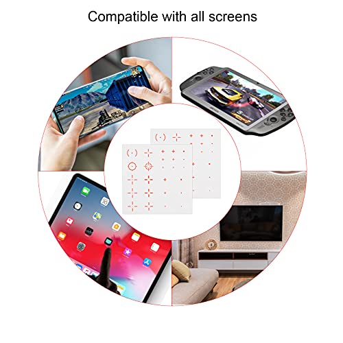 Cosmos 50 Pcs Games Fast Scope Monitor Decal No Scope TV Decal Aim Sight Assist Shooting Target Stickers Decals for FPS Video Games TV Monitor and Mobile Phone - Image 3