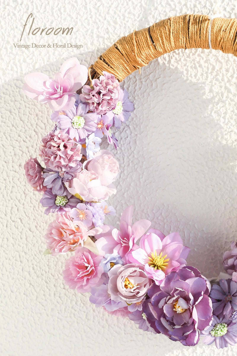 Floroom Mini Artificial Flower Heads Lavender & Purple Fake Peony Daisy Rose Multicolor Small Faux Silk Flower Heads for Cake Craft Garland Wedding Party Graduation Cap DIY Home Decoration, 0.8"-3.6" - Image 5