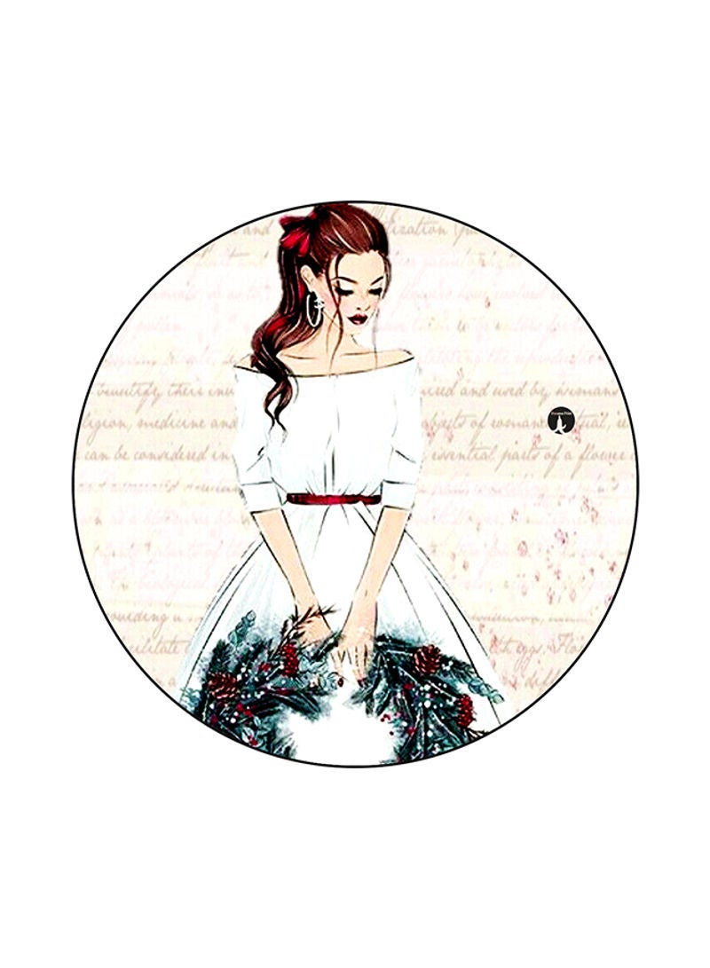 RKN Girl Printed Mouse Pad Multicolour