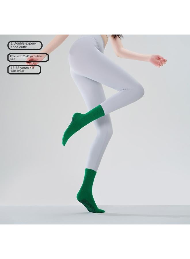 Bluejw Indoor Yoga Socks Non-slip Professional Women's 2024 New Pressure Sports Boat Socks Autumn And Winter Fitness Pilates Socks - Image 1
