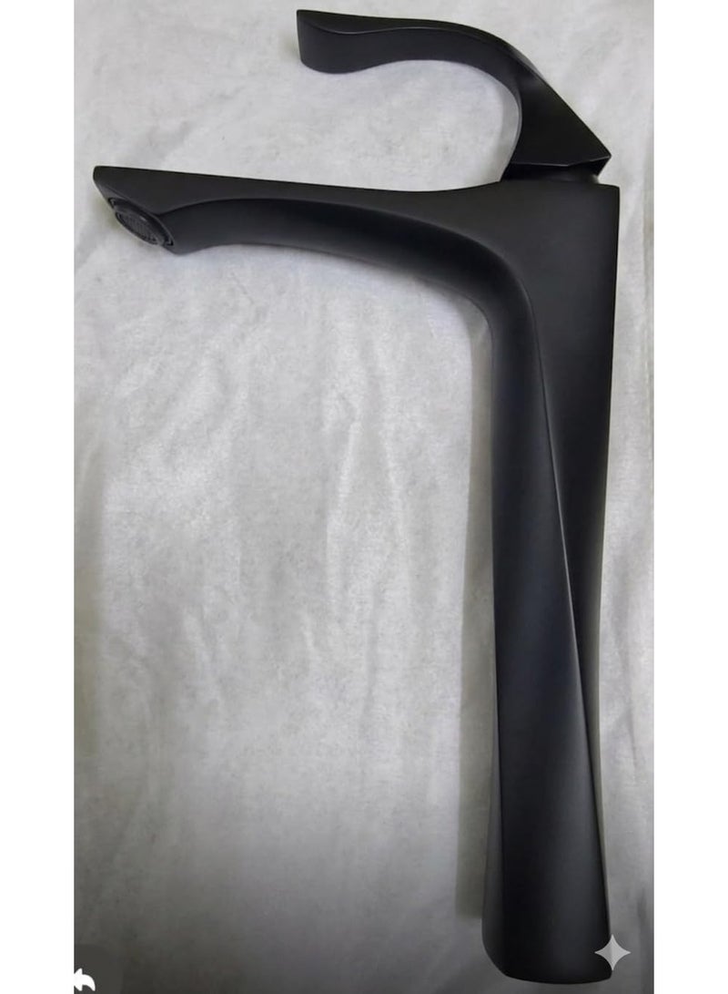 Long Bathroom Sink Faucet, Matte Black, Elegant and Modern Design for Bathroom - Image 2