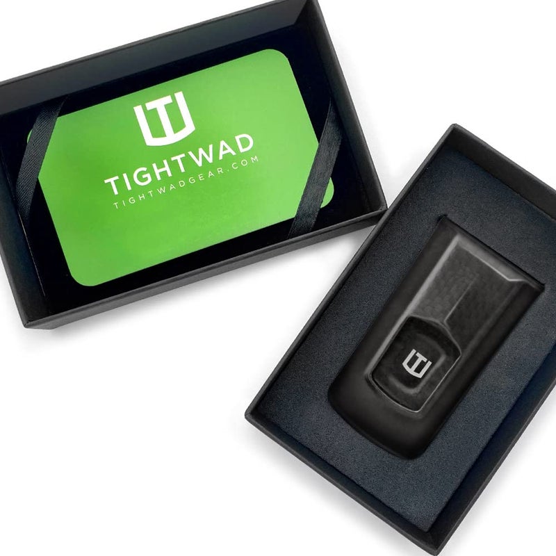 M-Clip The Tightwad Carbon Fiber Money Clip - Lightweight Minimalist Slim Wallet for Men - Front Pocket Cash and Credit Card Holder - Carbon Fiber Small Mens Wallets - Image 4